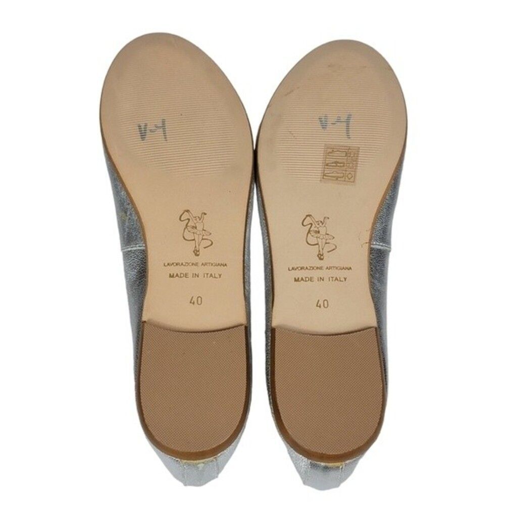 Patricia Green Silver Ballet Shoes Size 40 - Picture 6 of 8